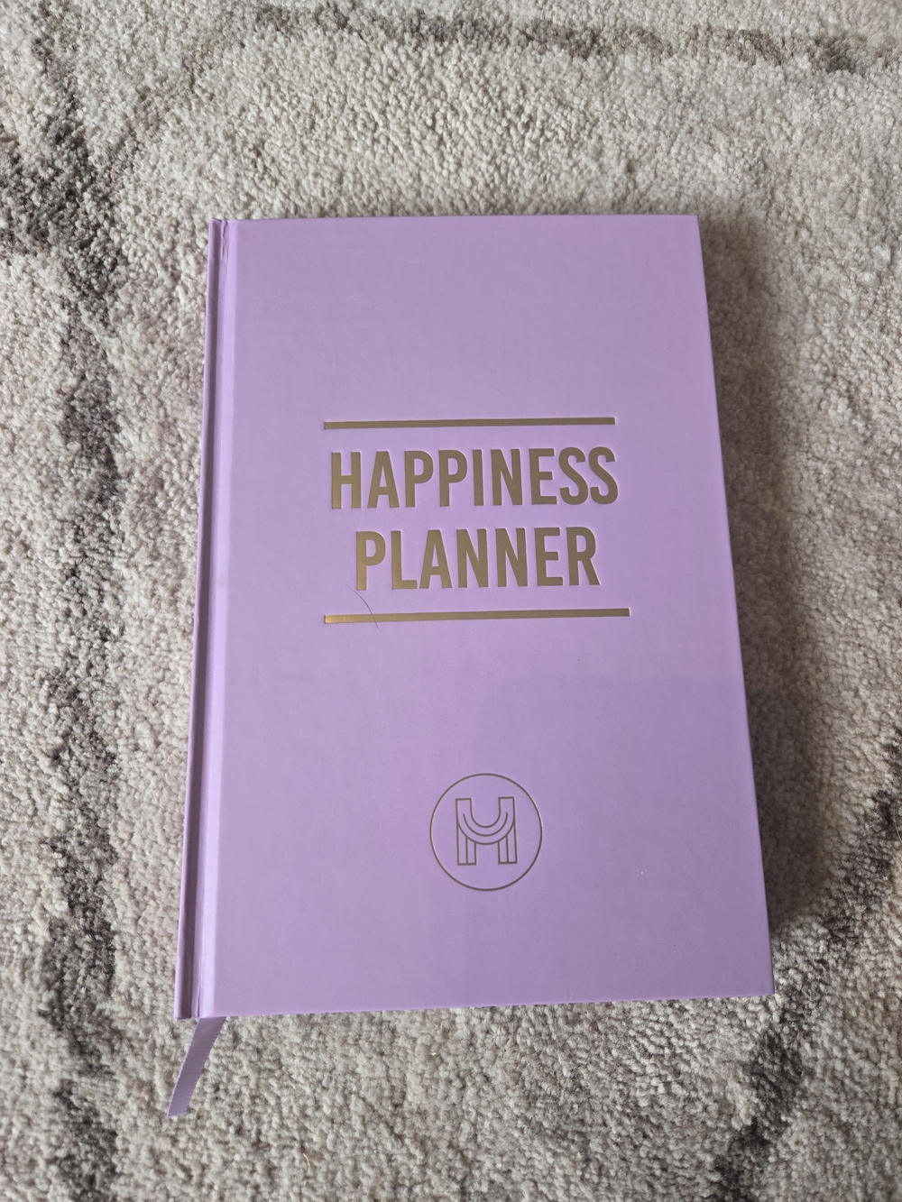 Lavender Guided 100 day Self-Improvement Happiness Planner Workbook